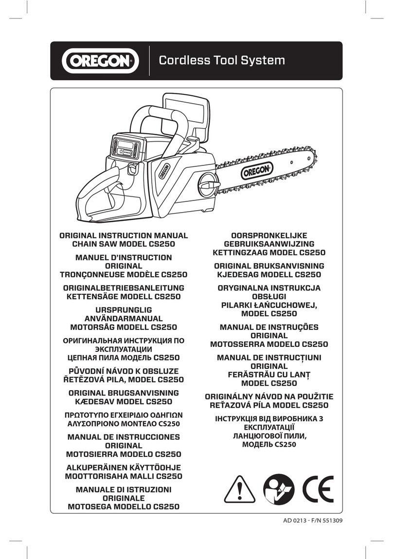 Oregon CS250 Original instruction manual