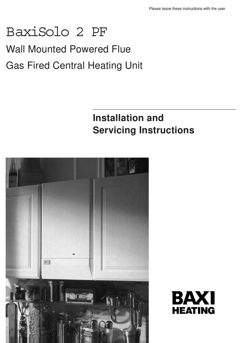 Baxi Solo 2 30 PF Installation and servicing instructions