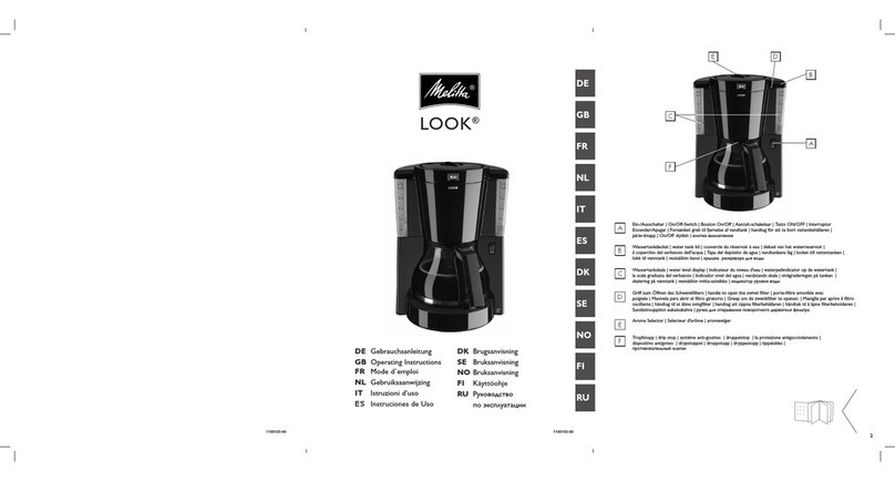 Melitta LOOK User manual