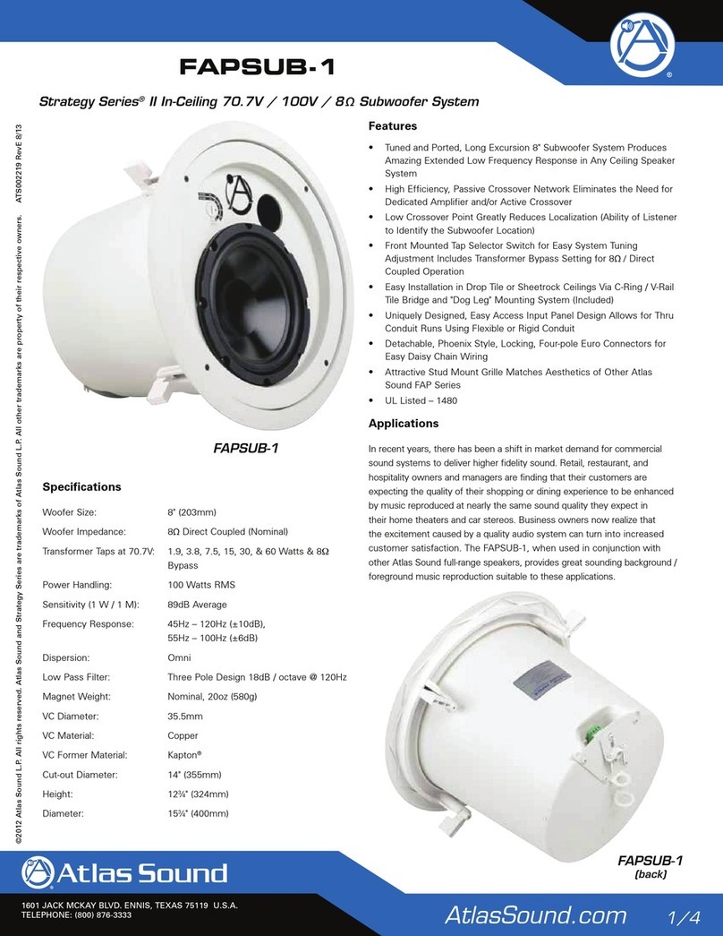 Atlas FAPSUB-1 manual