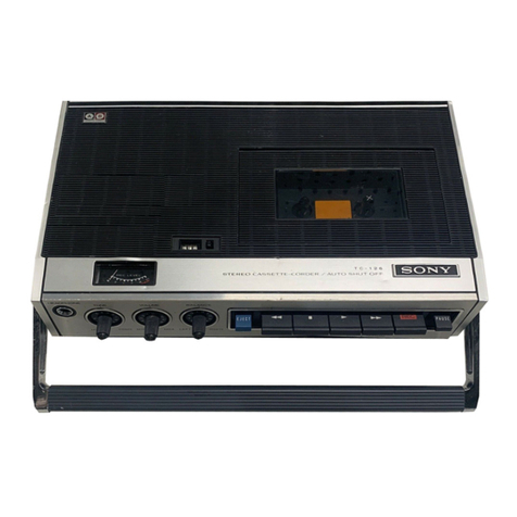 Sony TC-126CS Setup guide