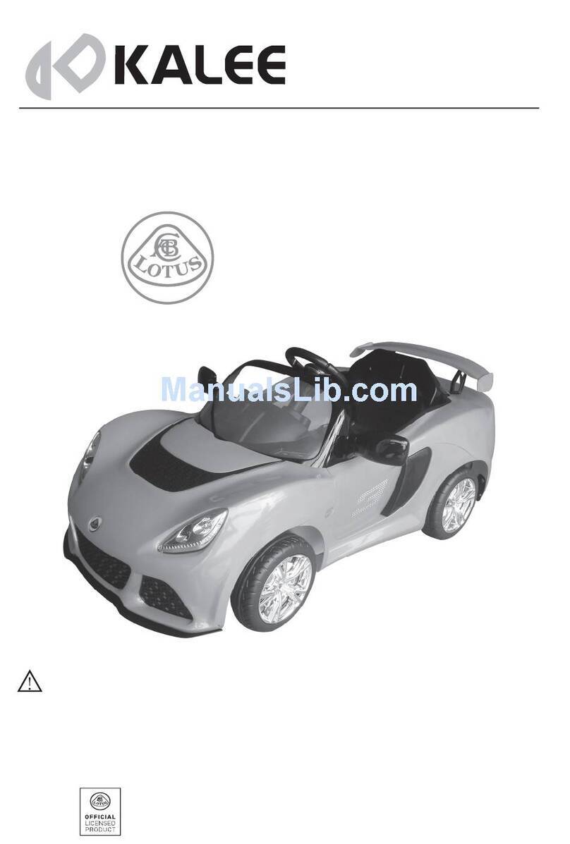 Kalee Lotus Exige S B00KD3G2DS Assembly manual & user guide Kalee Lotus Exige S B00KD3G2DS Assembly manual & user guide