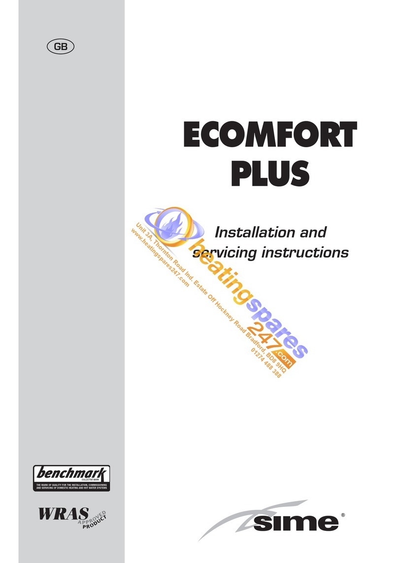 Sime Ecomfort Plus 30 HE User guide Sime Ecomfort Plus 30 HE User guide