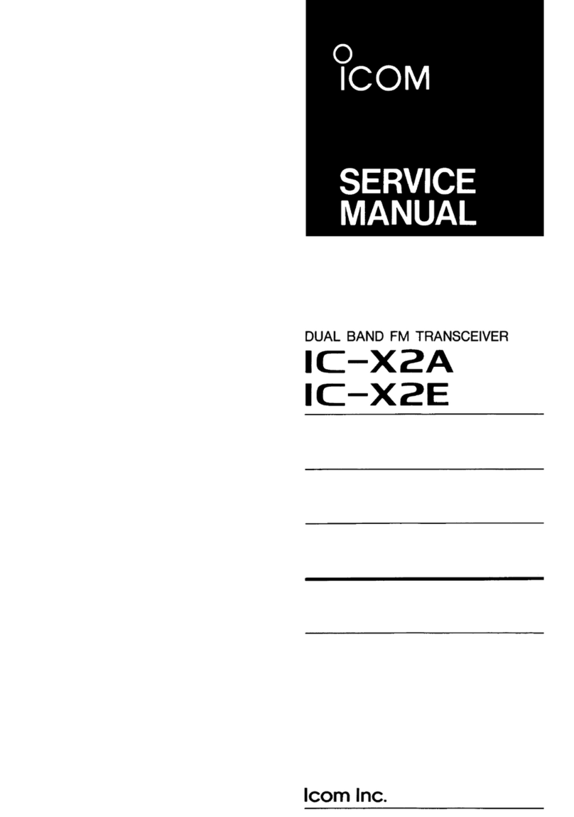 Icom IC-X2A Service manual