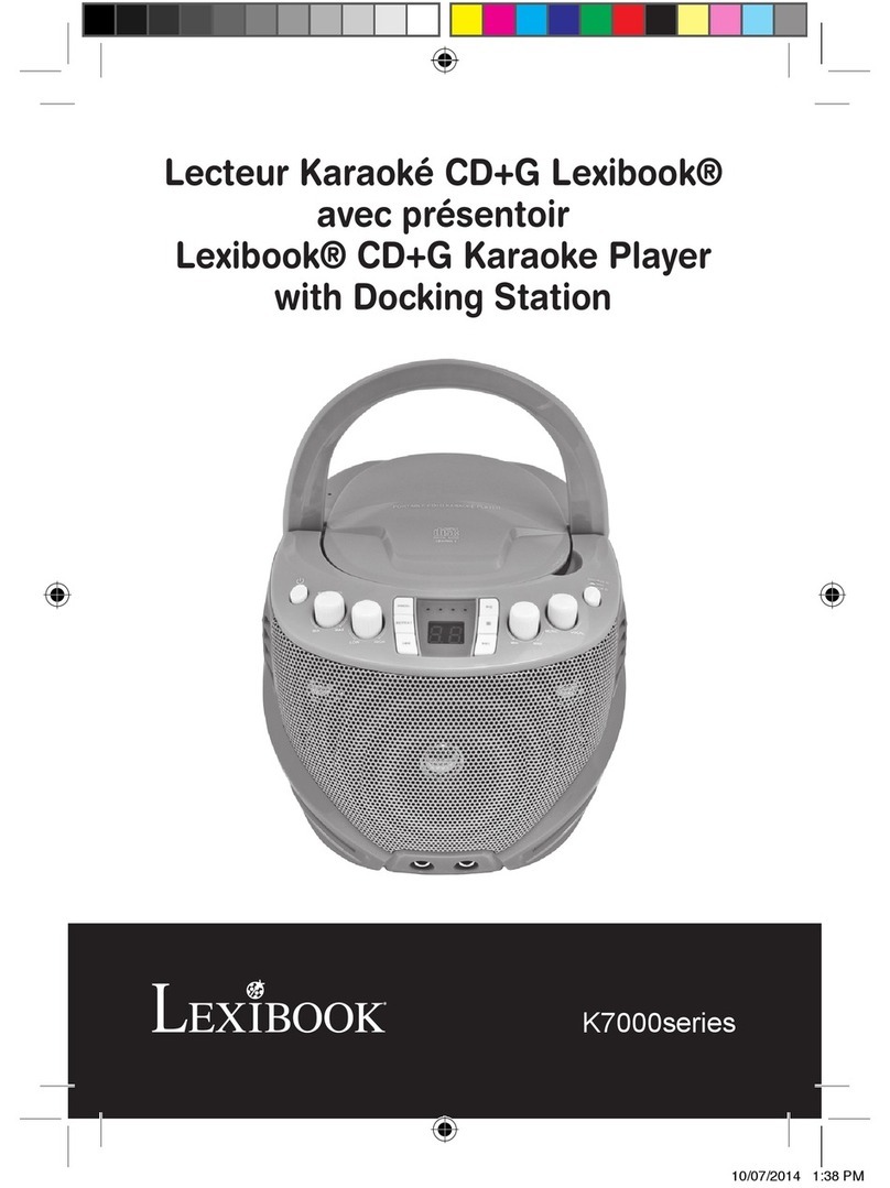 LEXIBOOK K7000 series User manual LEXIBOOK K7000 series User manual
