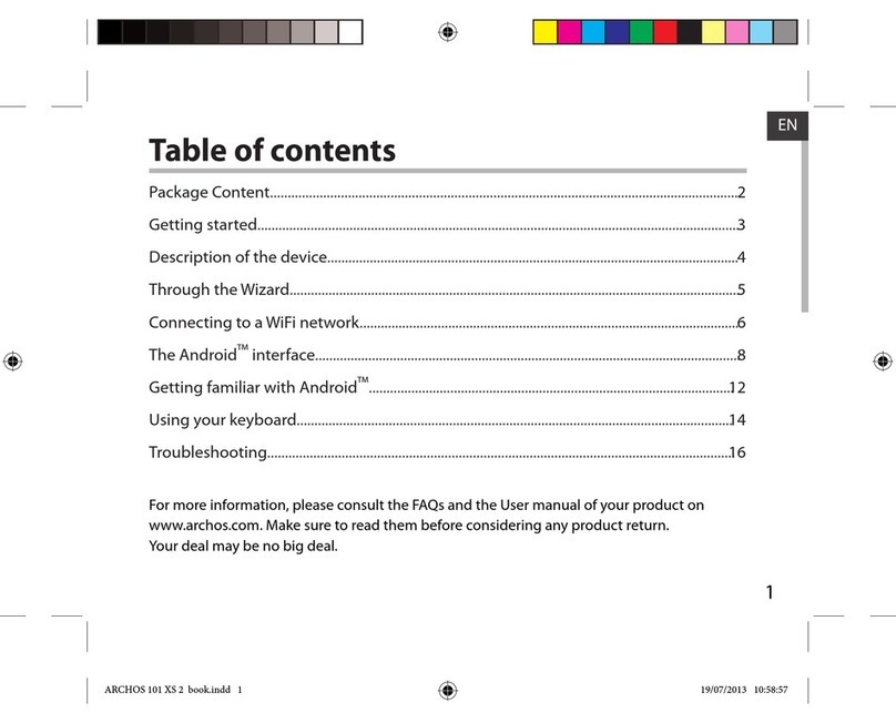 Archos 101 XS2 User manual