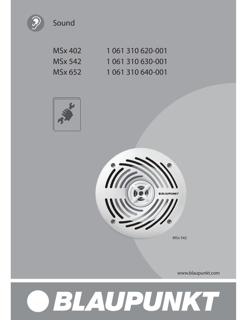 Blaupunkt MSx 402 manual