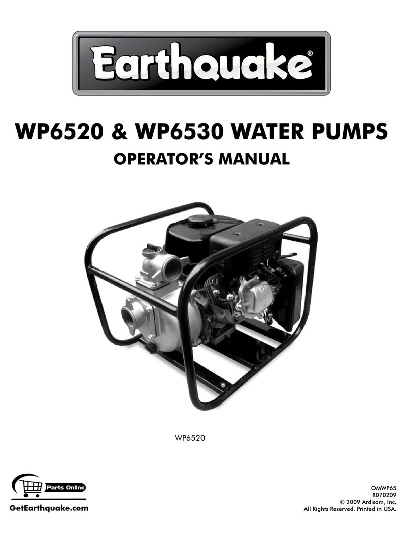 EarthQuake WP6520 Operator's manual