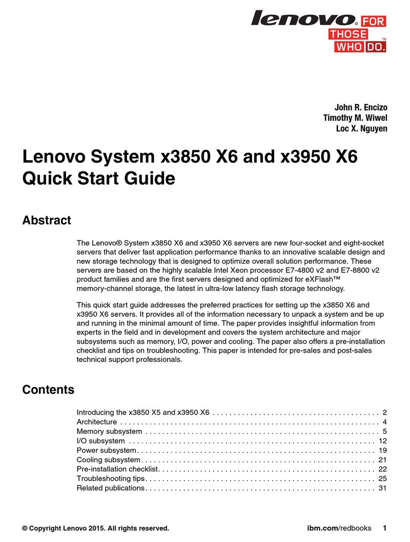Lenovo System x3850 X6 User manual