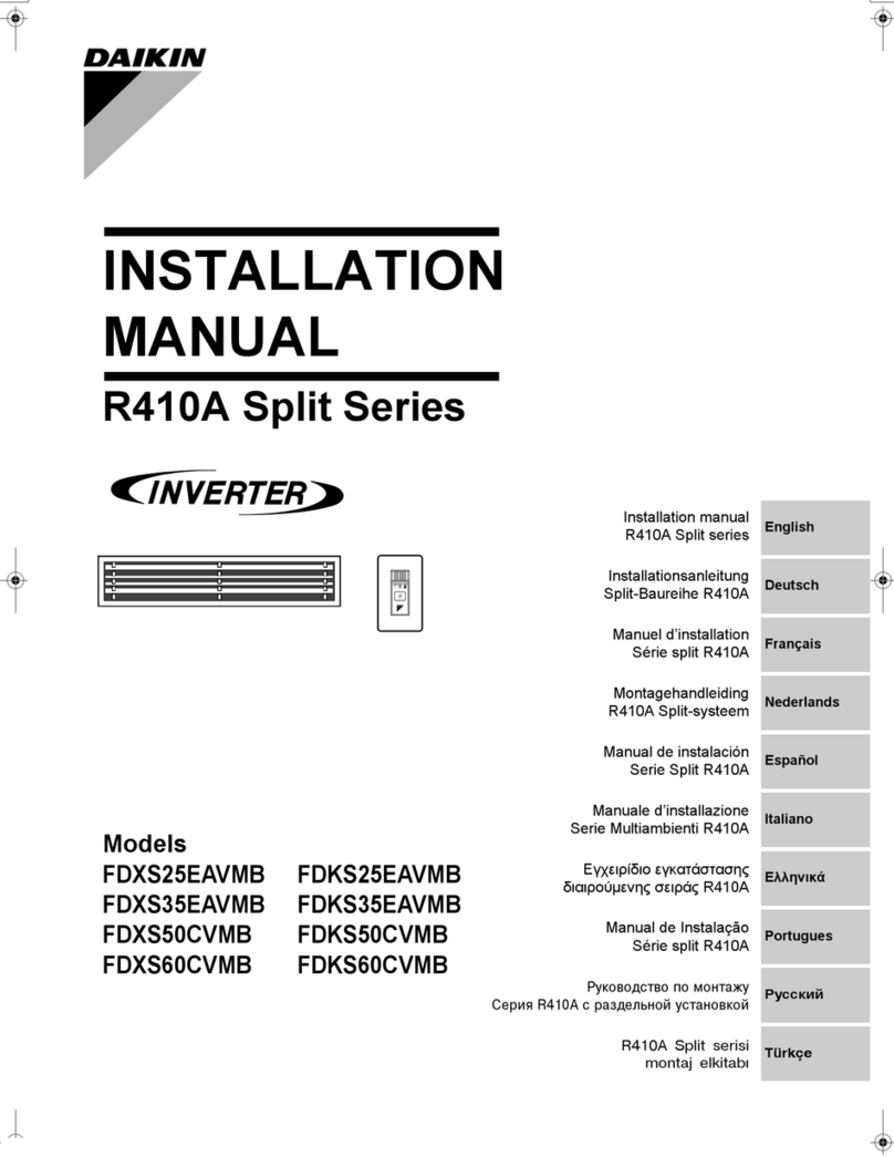 Daikin Super Multi NX FDXS25EAVMB User manual