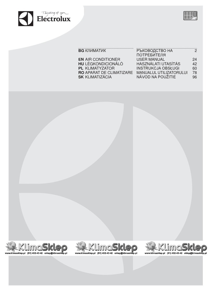 Electrolux EXP08CN1W6 User manual