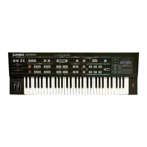 Casio Cosmosunthesizer CZ-3000 User manual Casio Cosmosunthesizer CZ-3000 User manual
