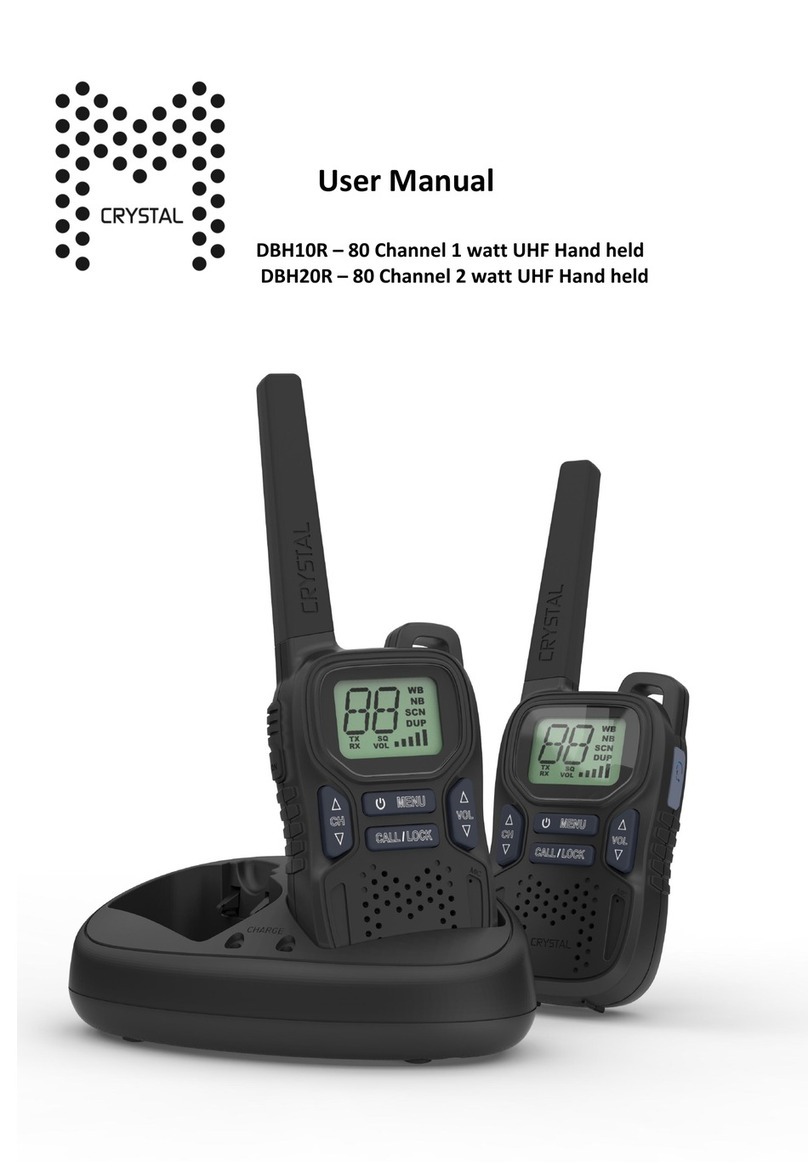 Crystal DBH10R user manual