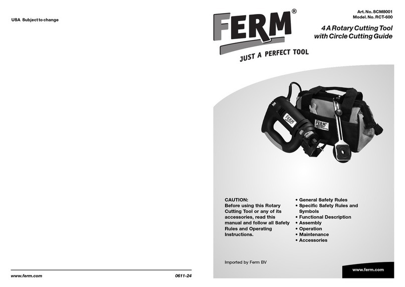 Ferm RCT-600 User manual