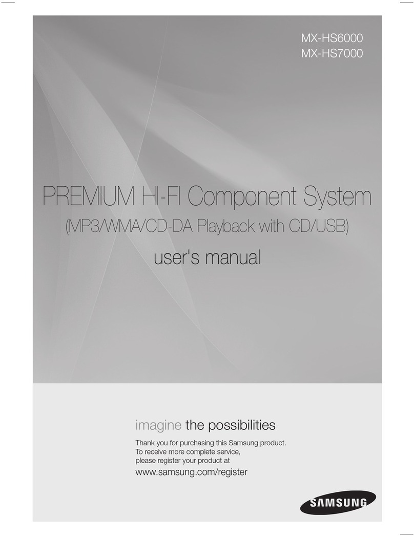 Samsung MX-HS6000 user manual