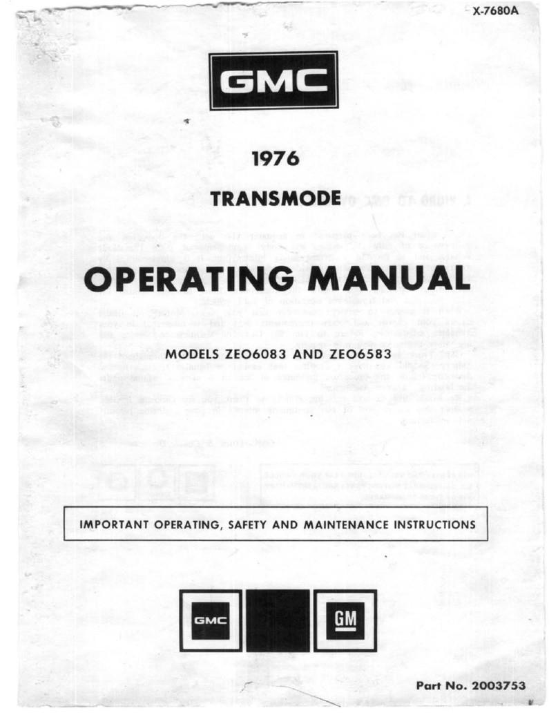 GMC 1976 TRANSMODE operating manual