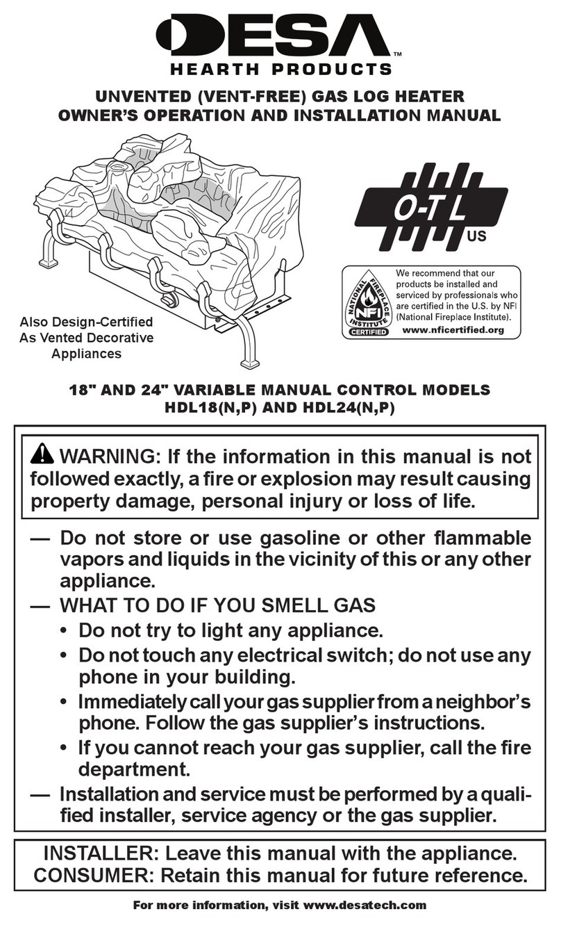 Desa HDL18N Quick start guide Desa HDL18N Quick start guide