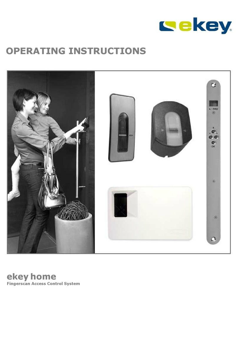 eKey Home operating instructions