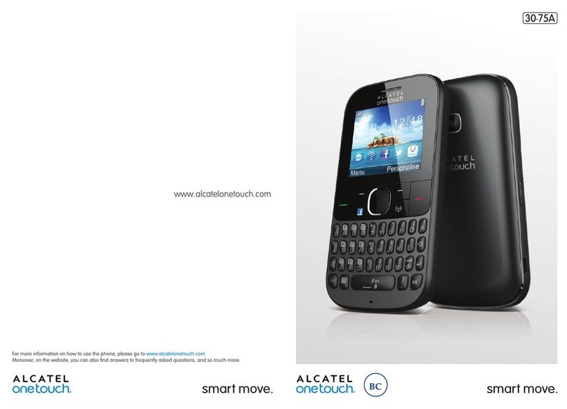 Alcatel onetouch 3075A user manual