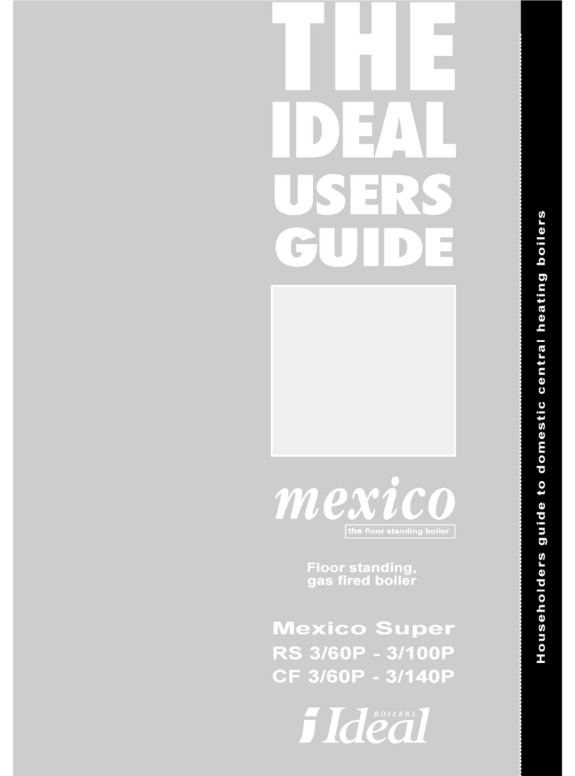 IDEAL Mexico Super CF 3/60P User manual