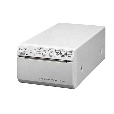 Sony UP-880 User manual