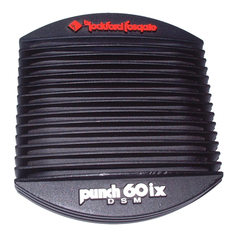 Rockford Fosgate Punch 40I User manual