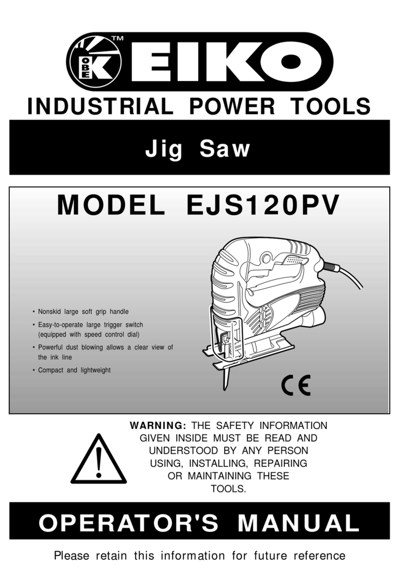 K-EIKO EJS120PV Operator's manual