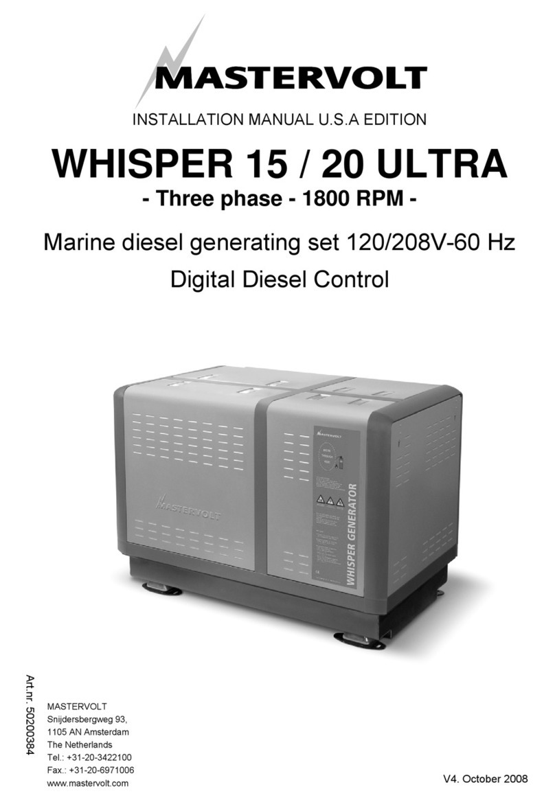 Mastervolt WHISPER 15 ULTRA installation guide