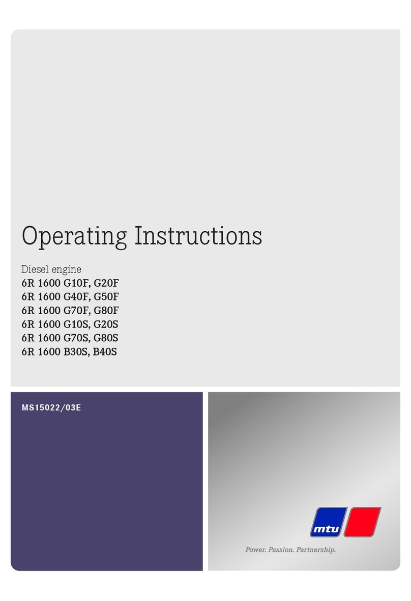 MTU 6R 1600 G10F User manual