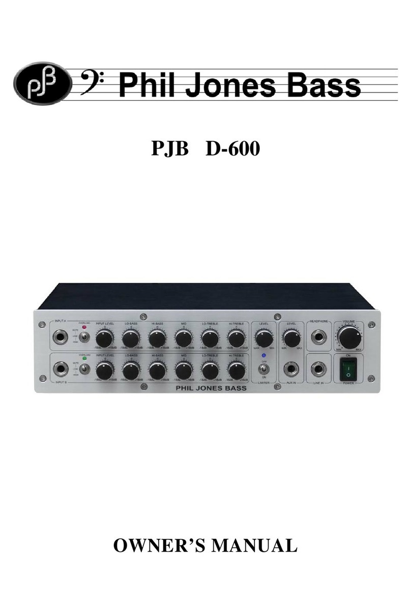 PJB D-600 User manual