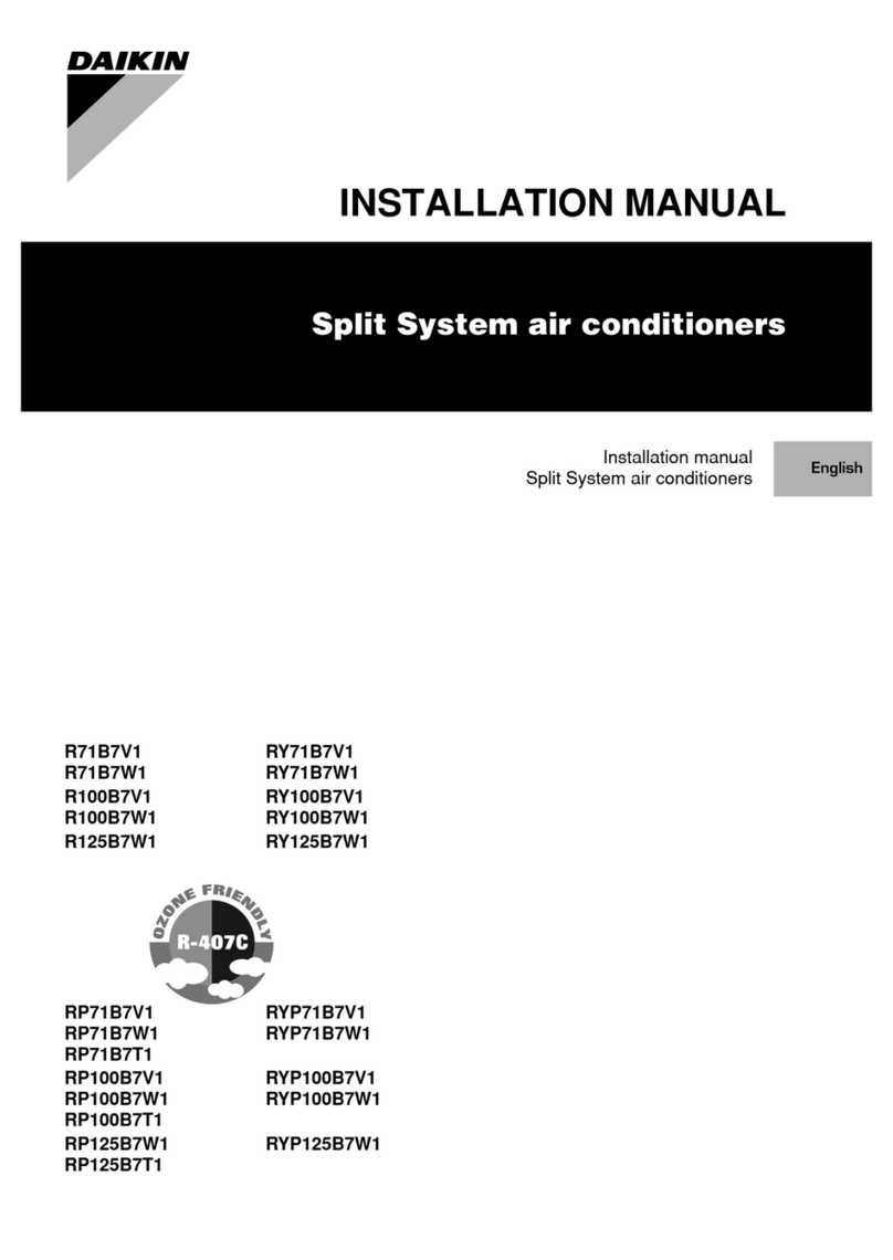 Daikin R71B7V1 User manual