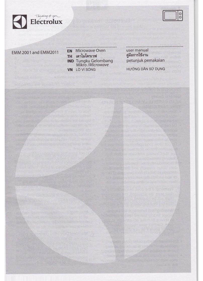 Electrolux EMM 2001 User manual
