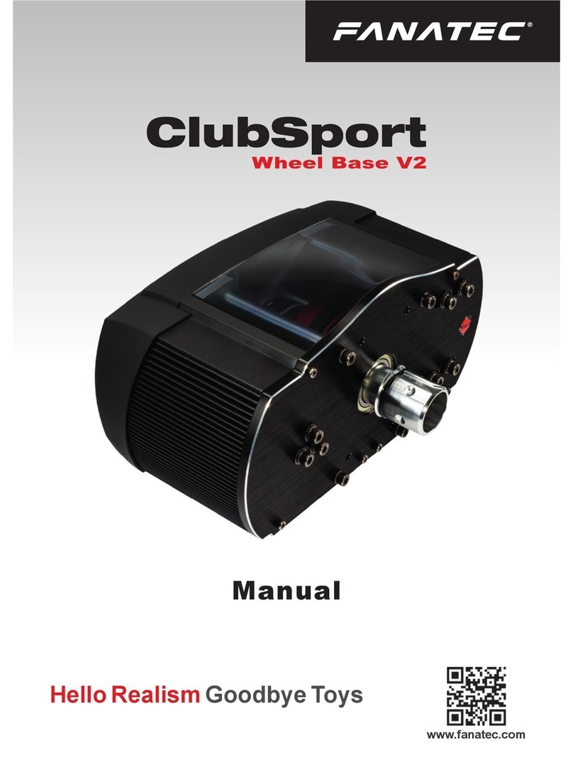 FANATEC ClubSport Wheel Base V2 User manual