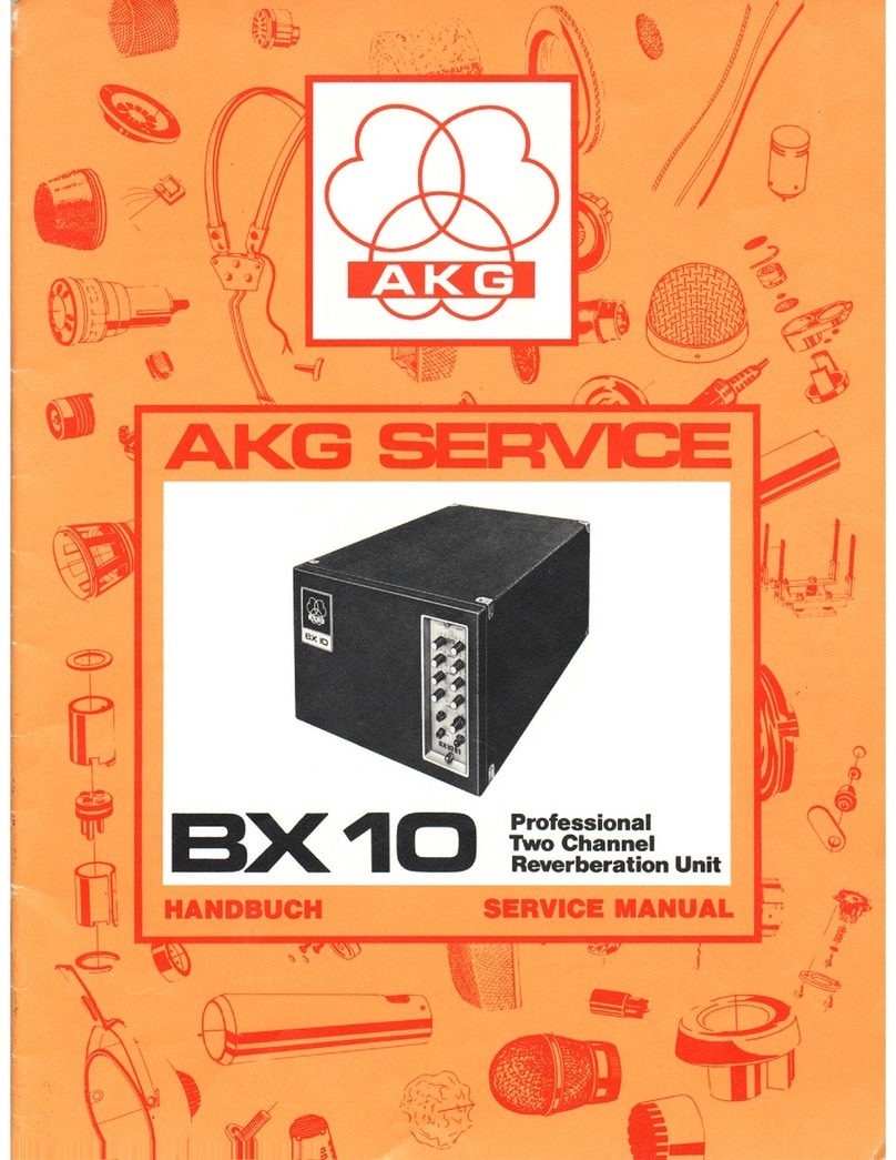 AKG BX 10 Service manual
