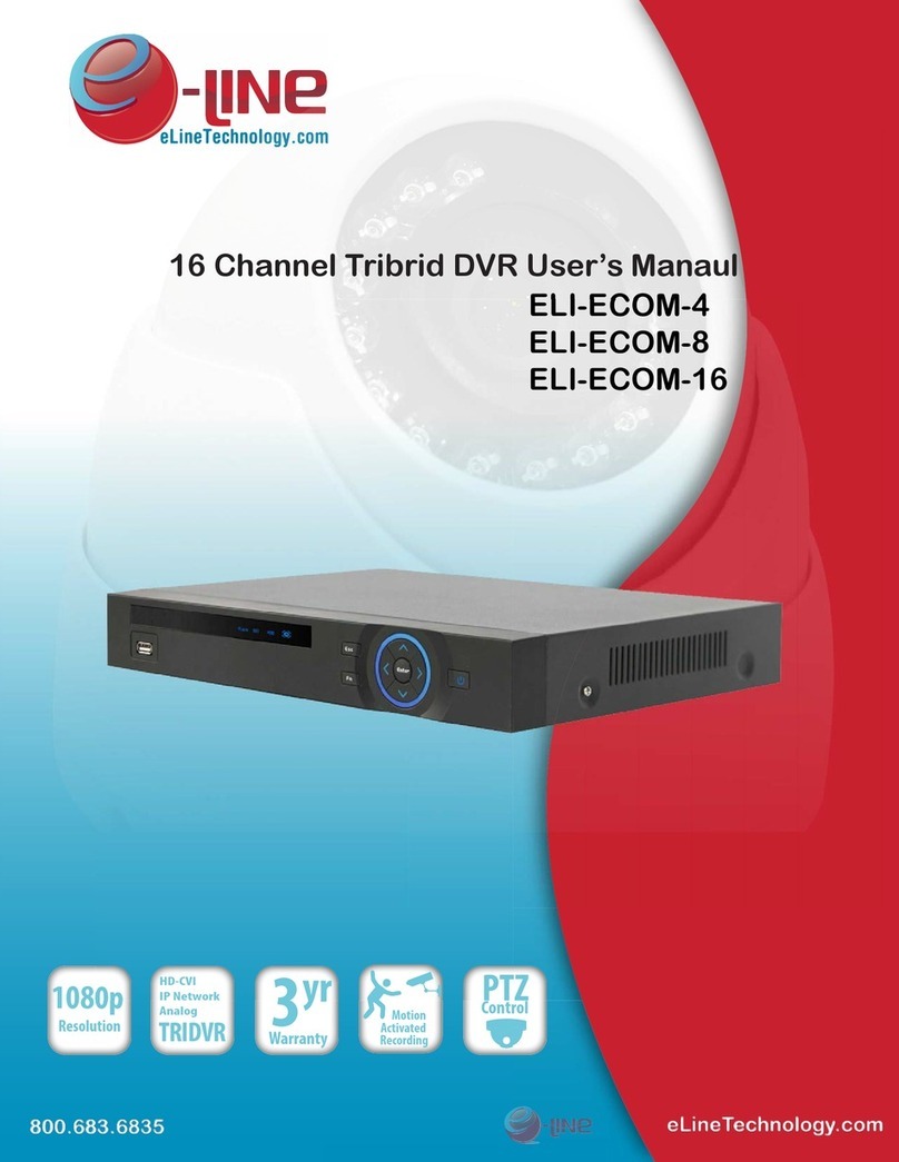 E-line ELI-ECOM-4 User manual