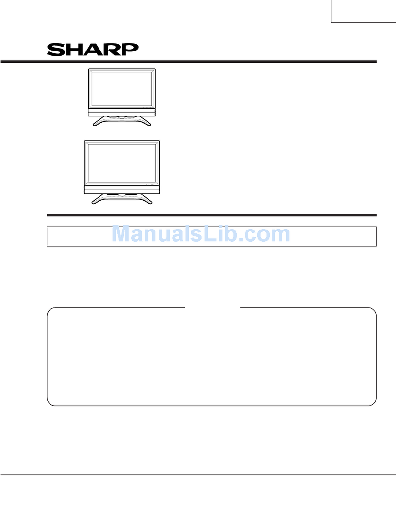 Sharp Aquos LC-32GA3E User manual