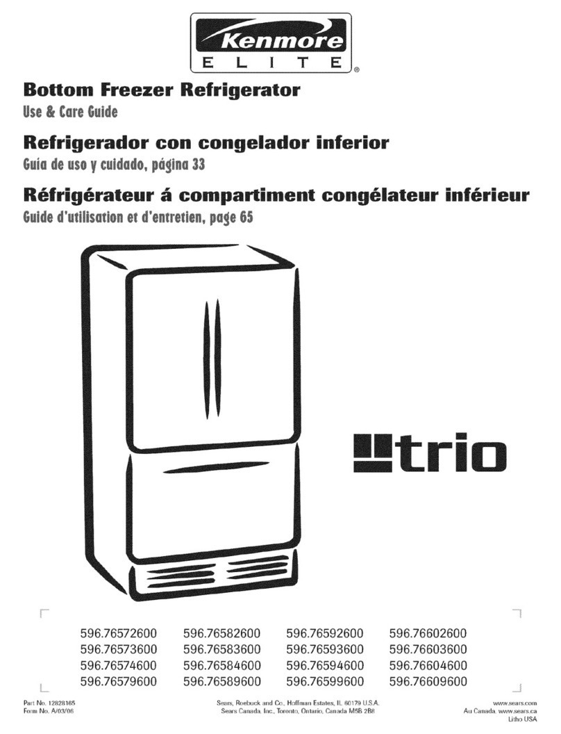 Kenmore TRIO 596.76572600 Use & care guide