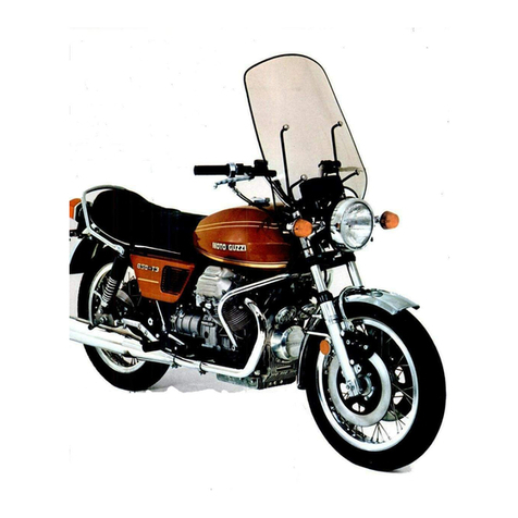 MOTO GUZZI V 1000 G 5 Instruction manual MOTO GUZZI V 1000 G 5 Instruction manual