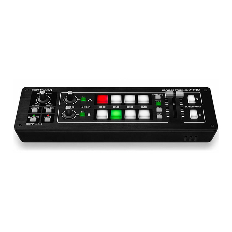 Roland v-1hd User manual
