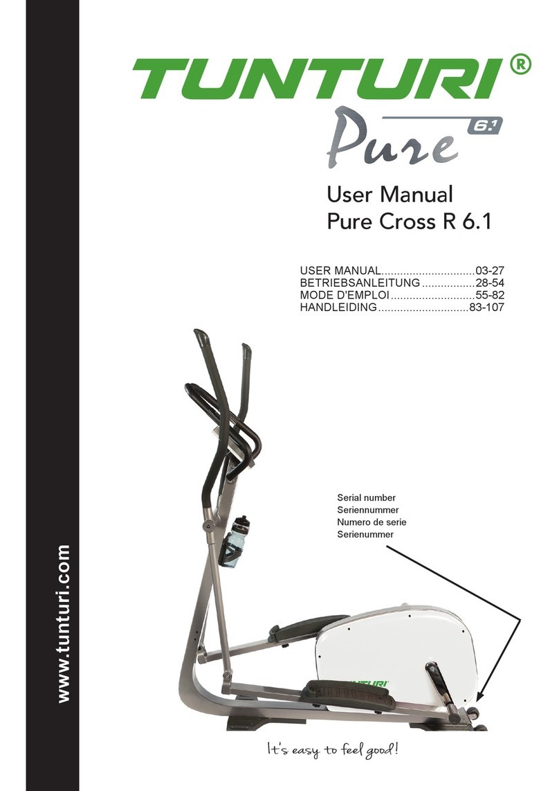 Tunturi Pure Cross R 6.1 user manual
