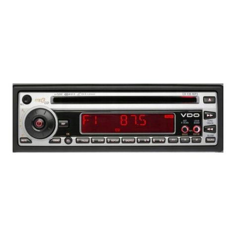 VDO CD 139 MP3 user manual