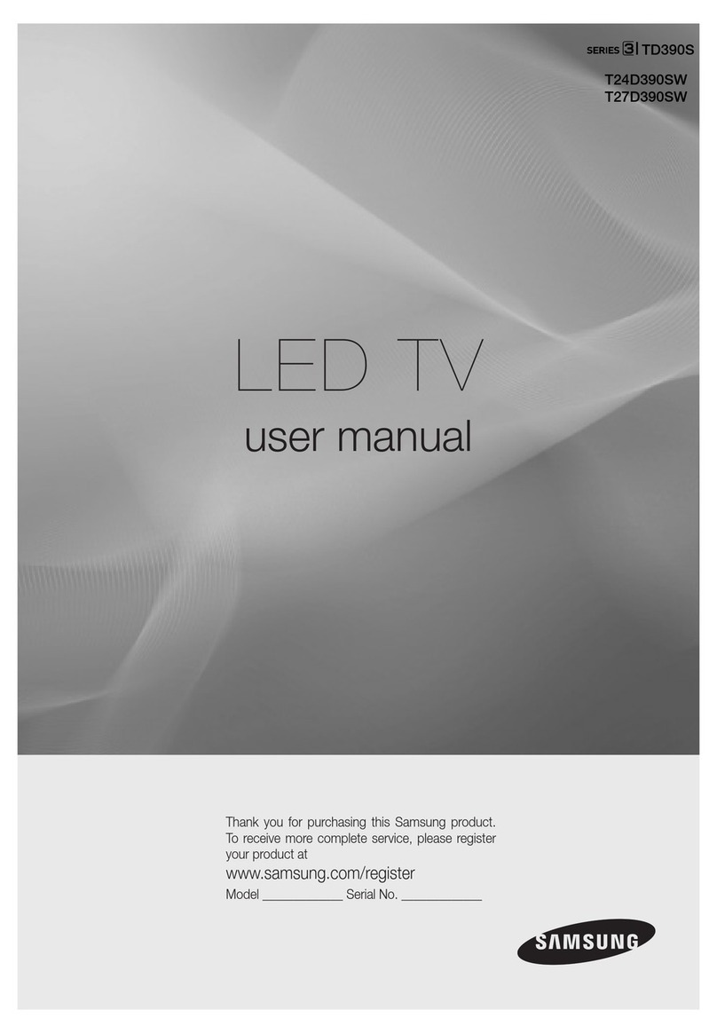 Samsung T24D390SW User manual Samsung T24D390SW User manual