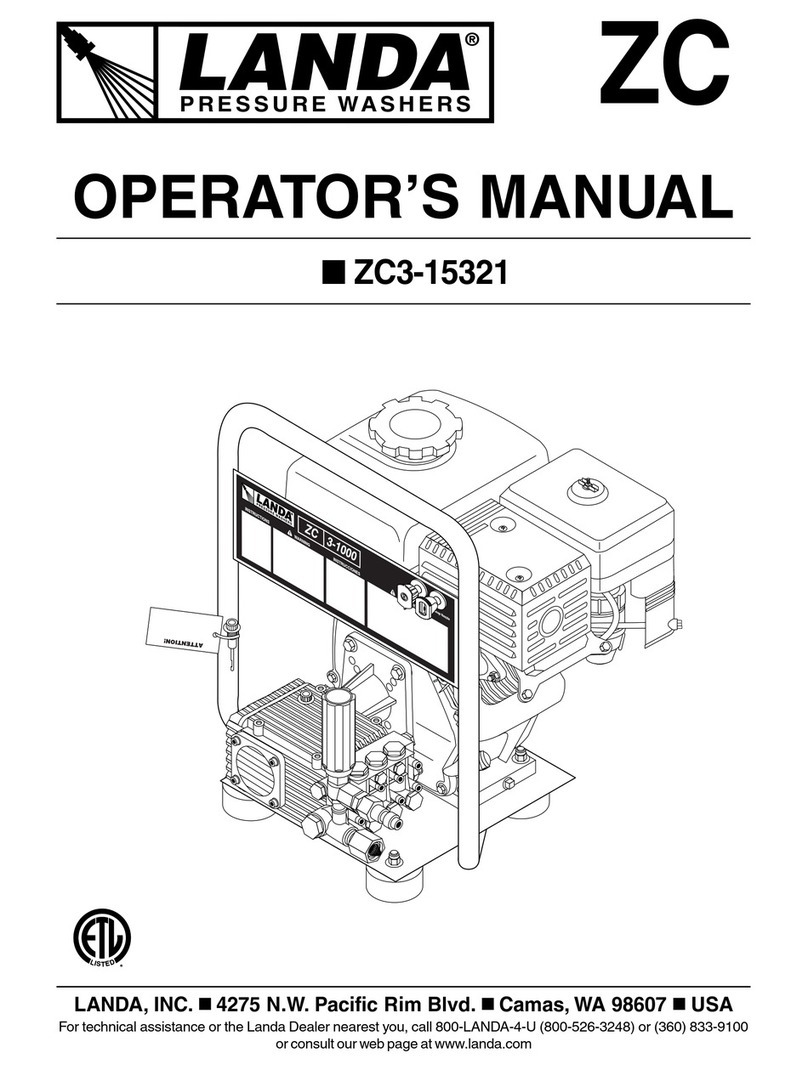 Landa ZC3-15321 Operator's manual