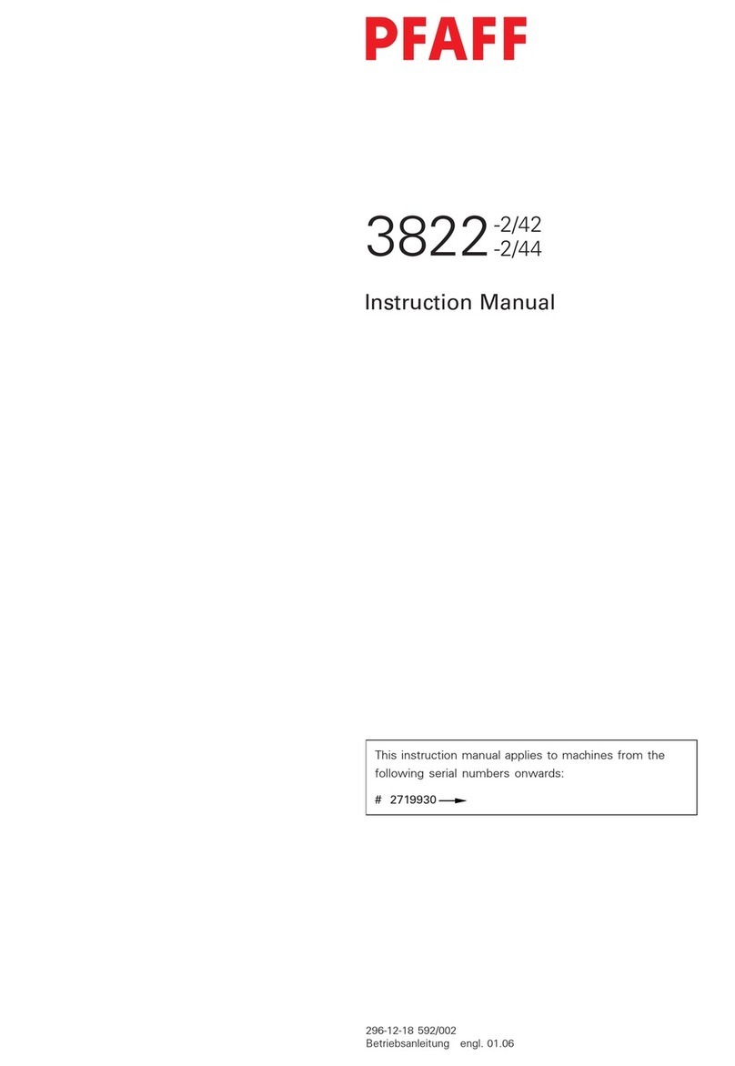 Pfaff 3822-2/42 User manual