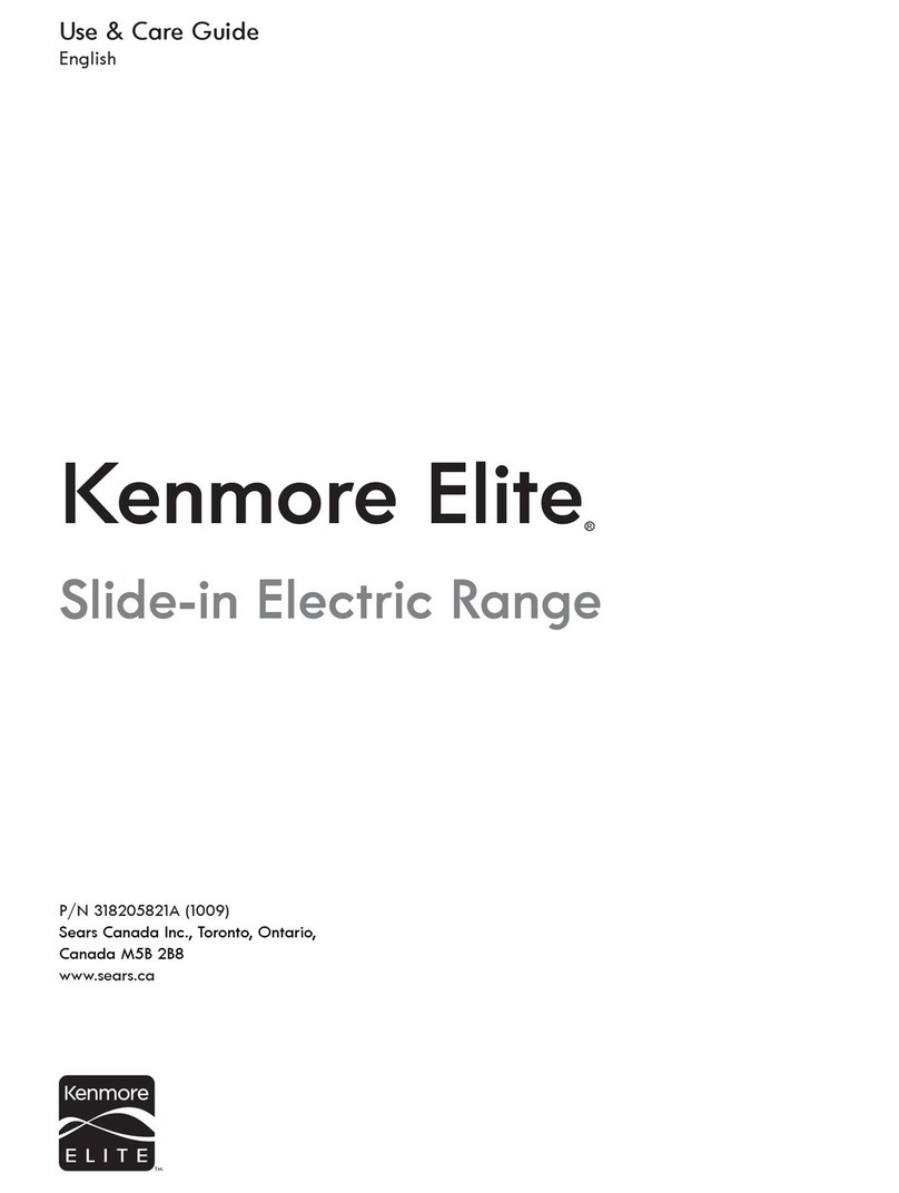Kenmore C970 Series User manual