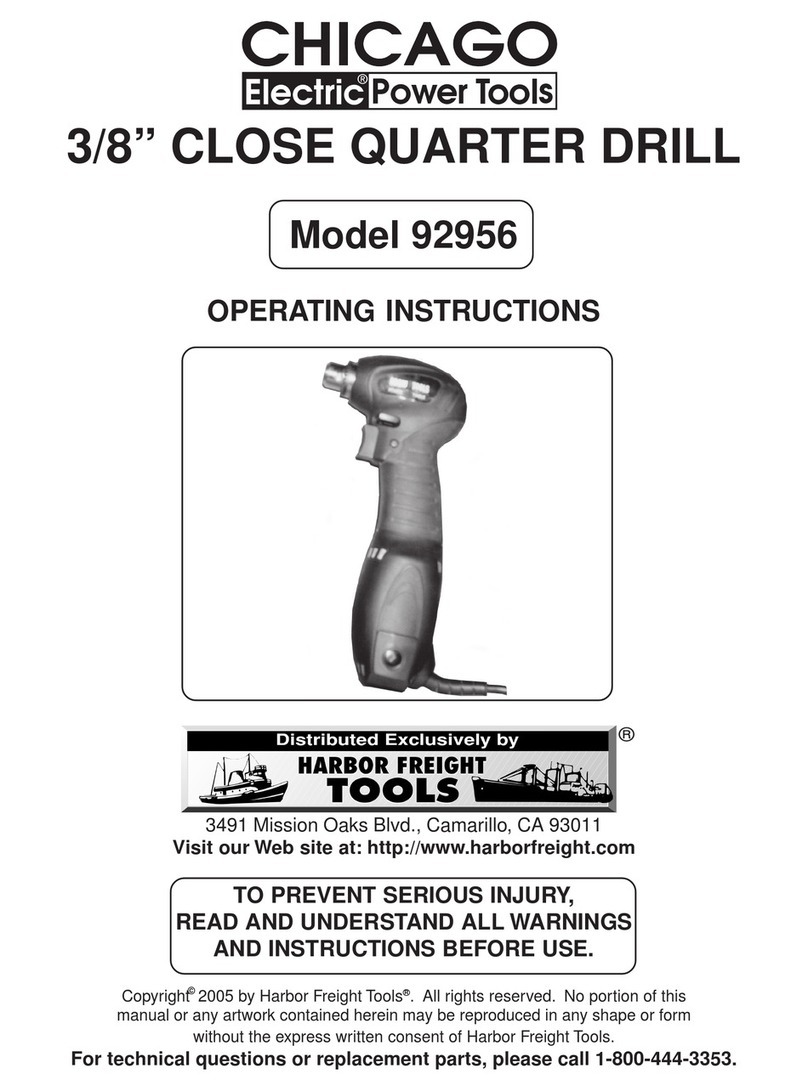 CHICAGO 92956 operating instructions