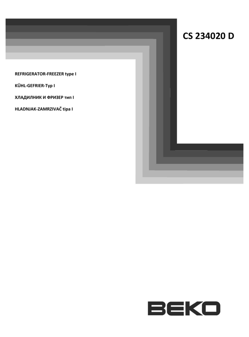 Beko CS 234020 manual