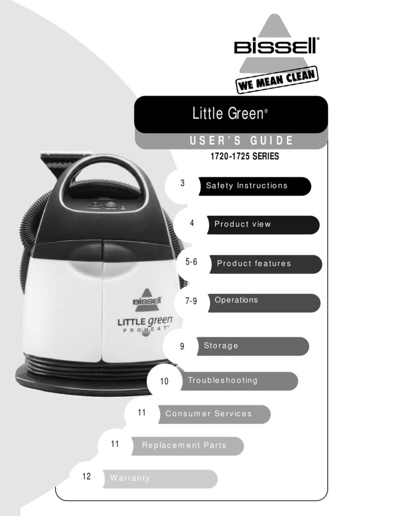 Bissell Little Green 1725 SERIES User manual