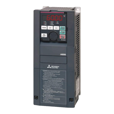 Mitsubishi Electric FR-A800 Installation guidelines