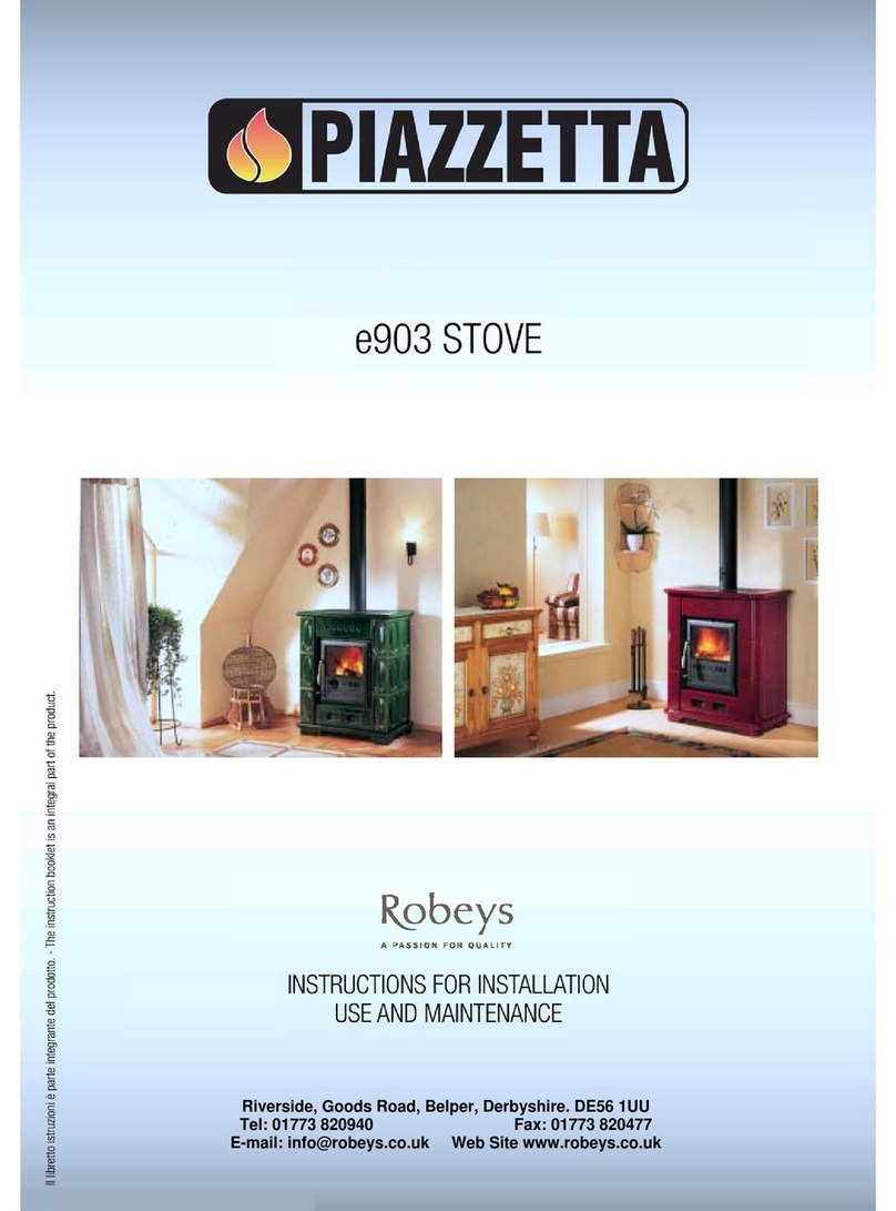 Piazzetta E903 Instructions for installation, use and maintenance